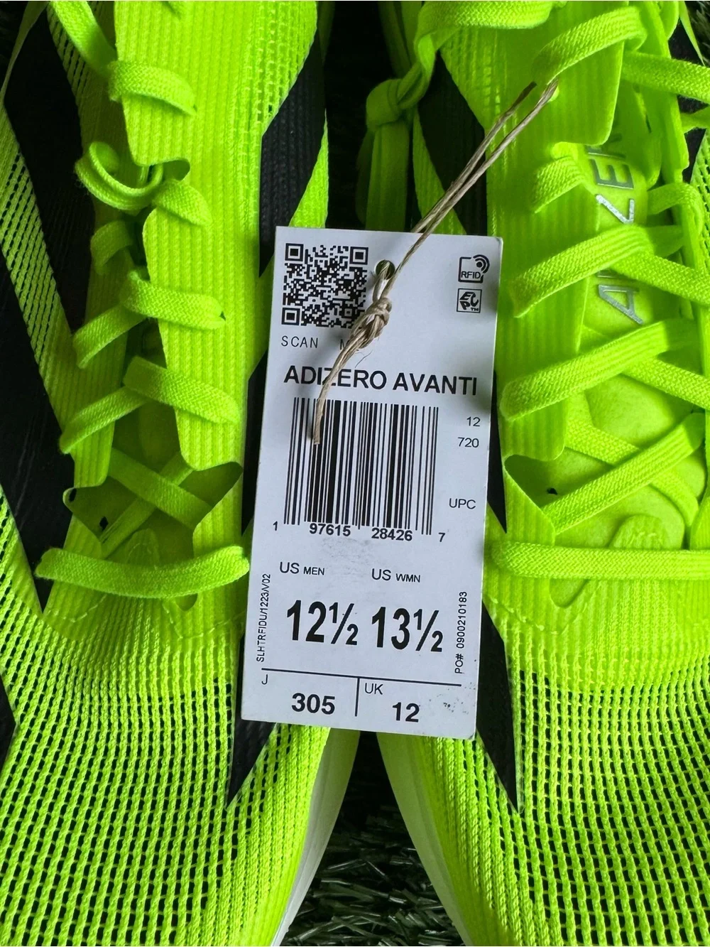 Adidas Adizero Avanti Track Field Shoes Men’s 12.5 Lucid Lemon IG1989 Spikes